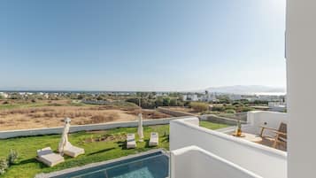 Luxury Villa, Private Pool, Sea View | Balcony view