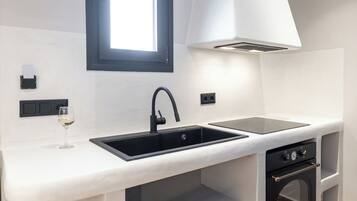 Luxury Villa, Private Pool, Sea View | Private kitchenette | Espresso maker, coffee/tea maker, full-size fridge, oven