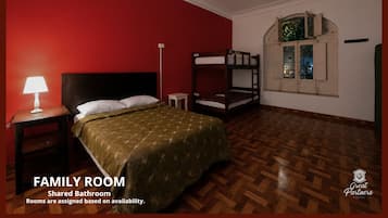 Habitación familiar, baño compartido | Wifi gratis