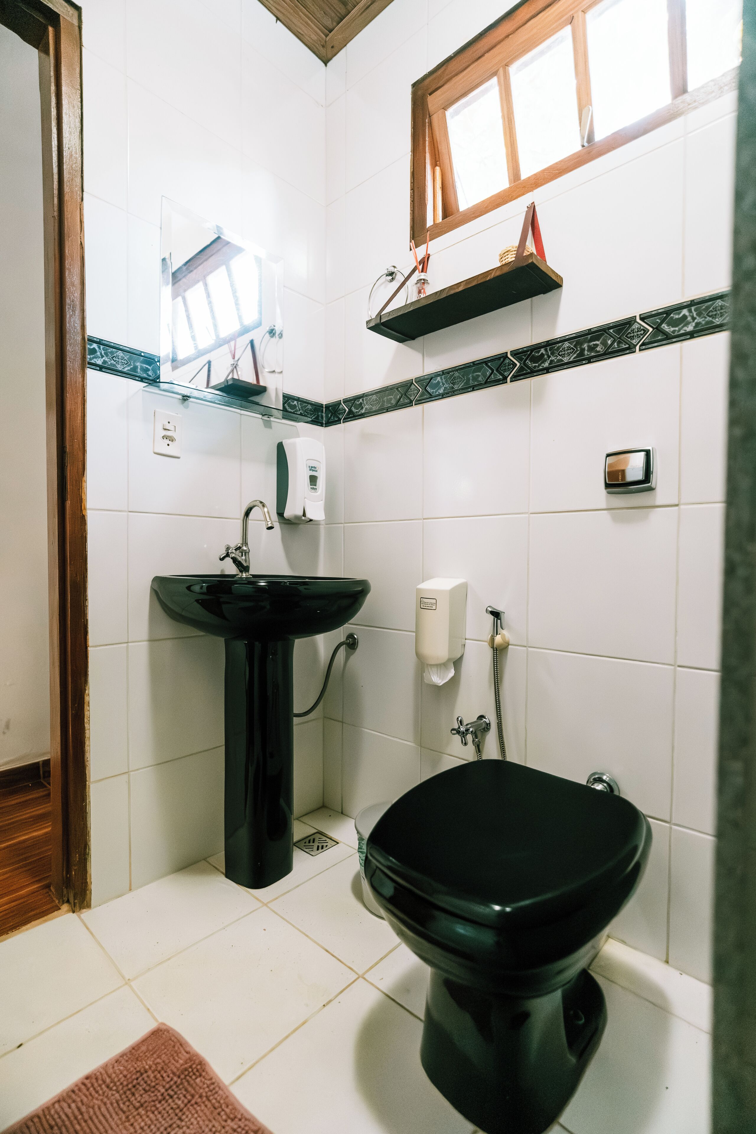 Comfort-Doppelzimmer, Veranda, Gartenblick | Badezimmer