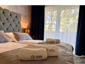 Iron/ironing board, WiFi - Luxury apartment just 100 meters from the beach | 2 bedrooms | Balcony | Half-board (Mielno)