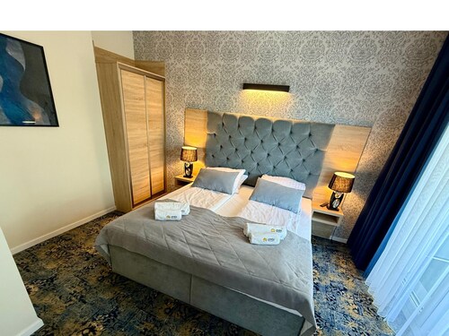 Luxury apartment just 100 meters from the beach | 2 bedrooms | Balcony | Half-board