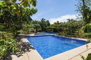 Pool - Modern 1BR: 3 Pools, Walk to Beach, 24/7 Security (Ocotal)