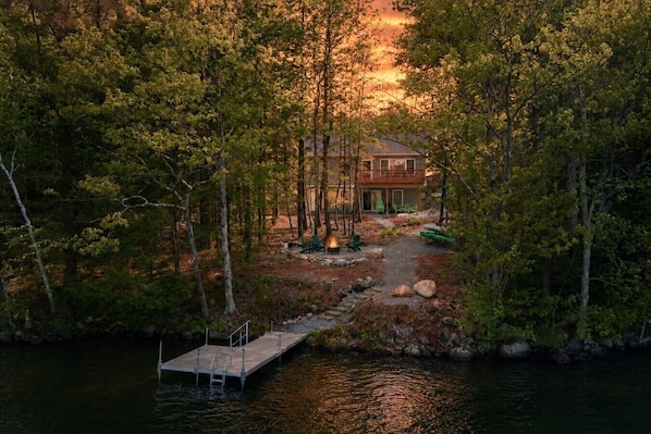 Exterior - Lakefront Escape | Dock + Kayaks | Manning Lake (Gilmanton)