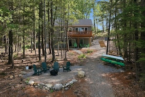 Exterior - Lakefront Escape | Dock + Kayaks | Manning Lake (Gilmanton)