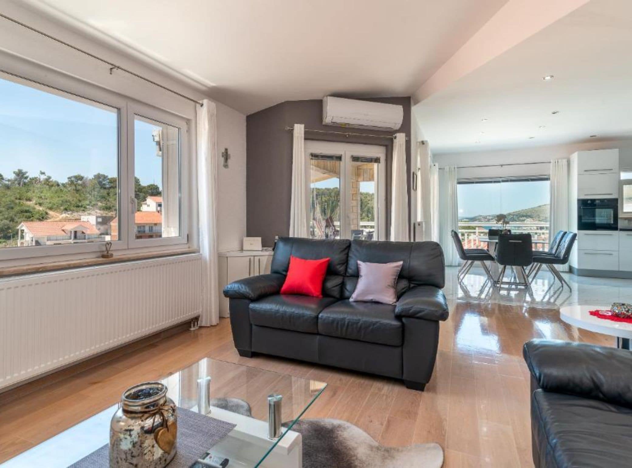 Apartment (Three Bedroom Apartment with Balcony ) | Living room | 32-inch flat-screen TV with satellite channels