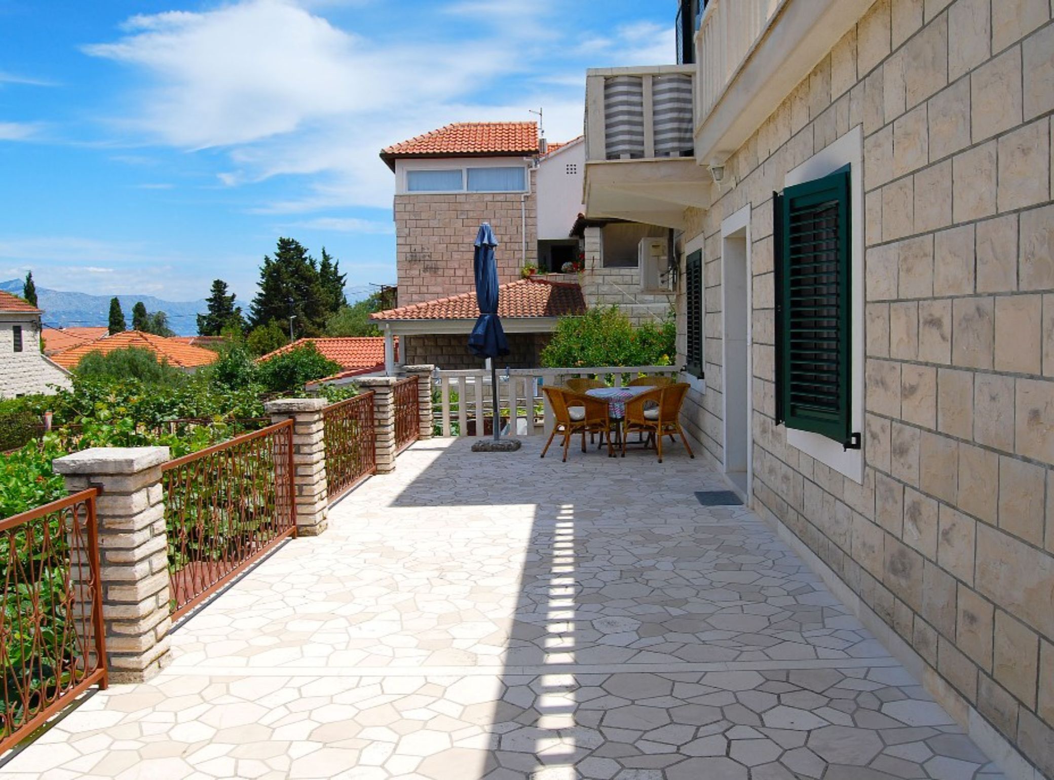 Apartamento (Superior Two Bedroom Apartment with T) | Terraço/pátio