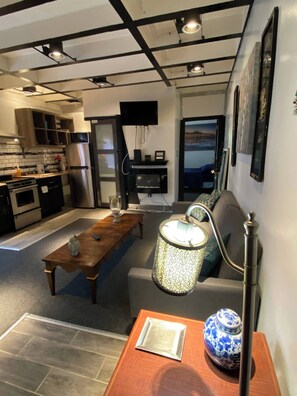 Apartment, 1 Schlafzimmer, Raucher, Kamin | Wohnzimmer
