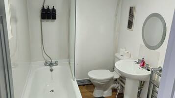 Towels, soap, toilet paper