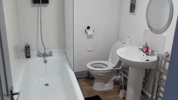 Towels, soap, toilet paper