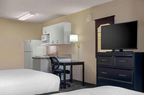 Room, 2 Double Beds, Non Smoking (Kitchen)