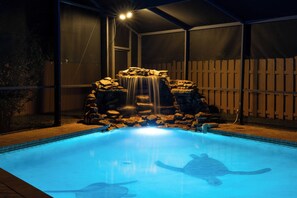 屋外プール、温水プール