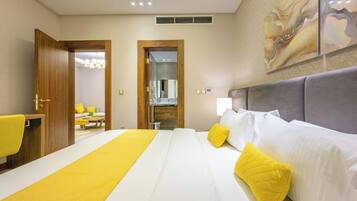 In-room safe, blackout curtains, soundproofing, iron/ironing board