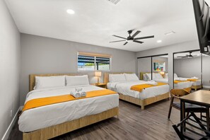 7 Schlafzimmer, Schreibtisch, kostenloses WLAN, Bettwäsche