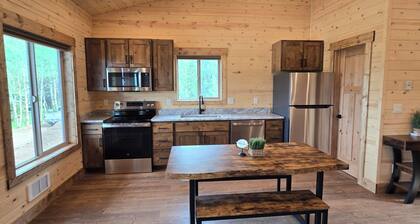 New luxury one room cabin w/ 2 Queen beds, kitchen, washer/dryer in Island Park
