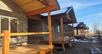New luxury one room cabin w/ 2 Queen beds, kitchen, washer/dryer in Island Park