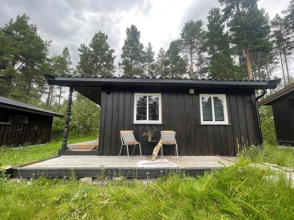 Basic Cabin, Mountain View | Terrace/patio