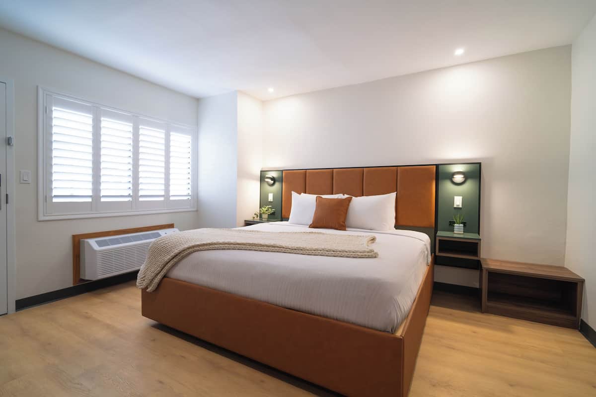 Deluxe eenpersoonskamer, 1 kingsize bed, niet-roken | Gratis wifi, beddengoed