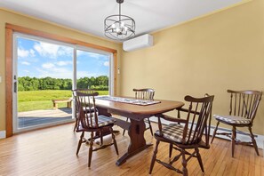 Dining - Wild Blueberry Patch Home - NEW! Home in Blue Hill (Blue Hill)