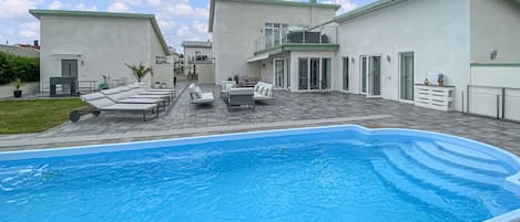 Beheizter Pool