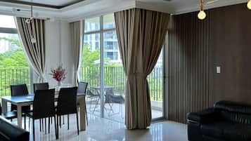 Nhà Duplex Deluxe, quang cảnh thành phố | Khu phòng khách