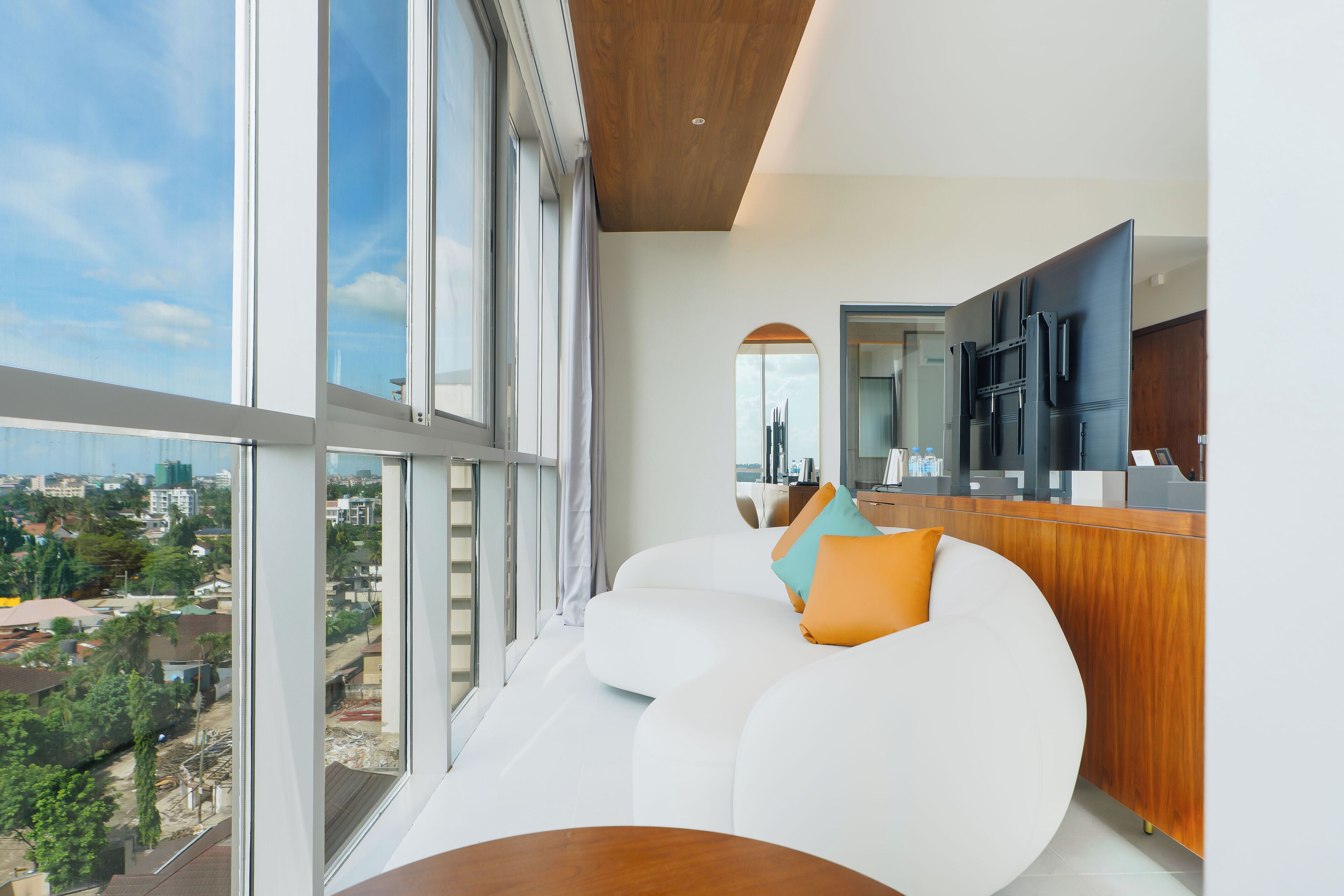Deluxe Double Room, Partial Sea View | Interior