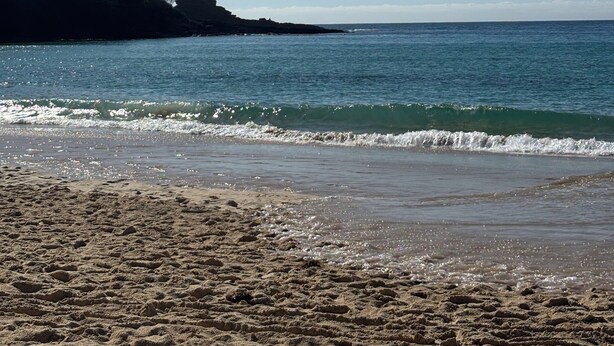 A beach with clear skies, calm water, and a sandy shore. - Mollymook Beach Townhouse on the Hilltop Golf Course and minutes to the beach (Mollymook Beach)