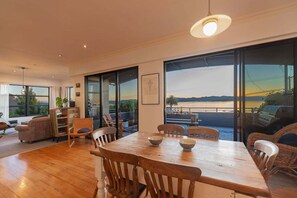 Dining - Moana Escape - Tasman Bay Views, Pool, Spa & Sauna (Nelson)
