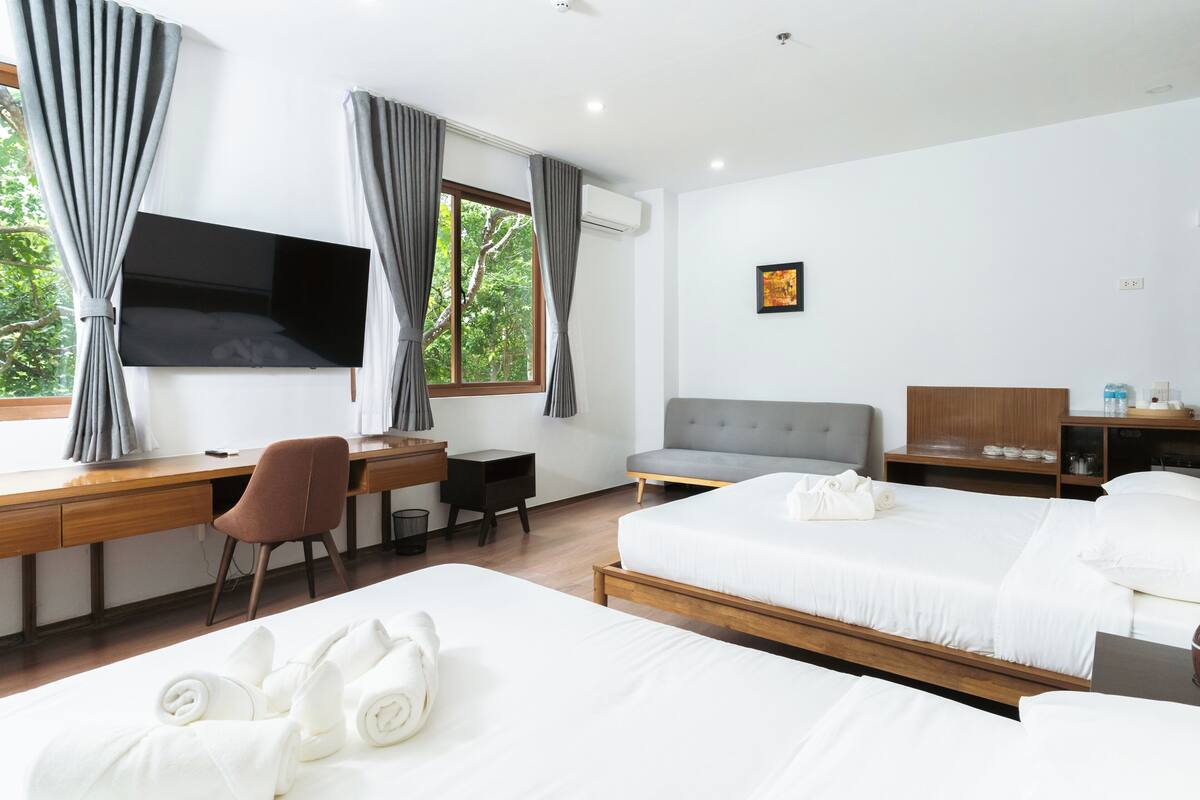 ห้องดีลักซ์ดับเบิล, วิวสวน | Wi-Fi ฟรี