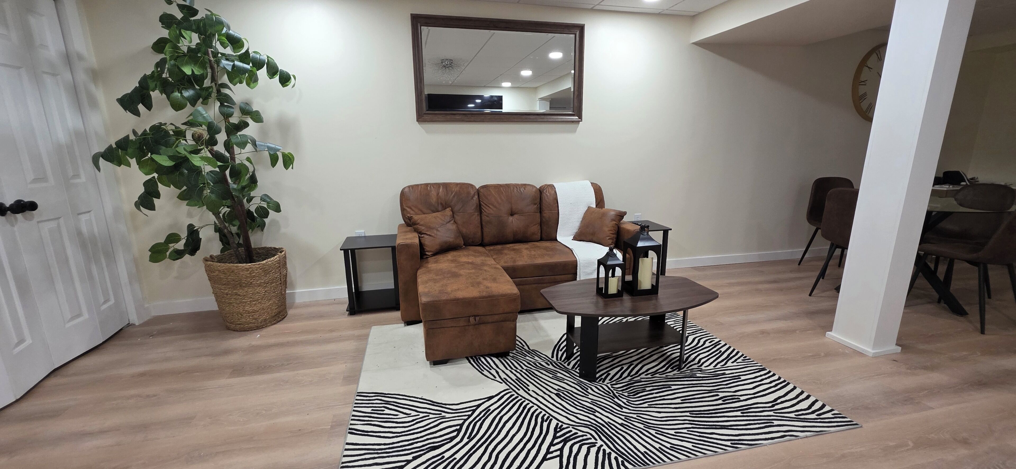 Smart TV, fireplace, video games, computer monitors