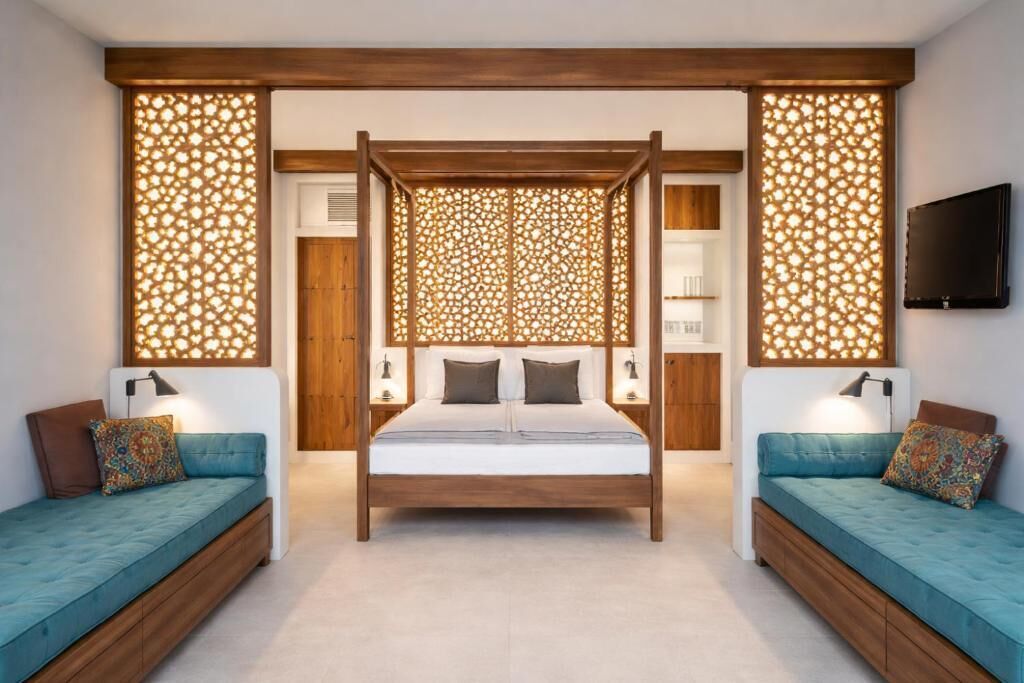 Deluxe Double Room, Balcony, Garden View | In-room safe, blackout curtains, free WiFi