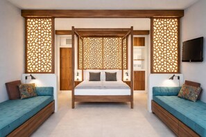 Deluxe Double Room, Balcony, Garden View | In-room safe, blackout curtains, free WiFi - Eco Resort WildLand - Zanzibar (Dongwe, Bwejuu)
