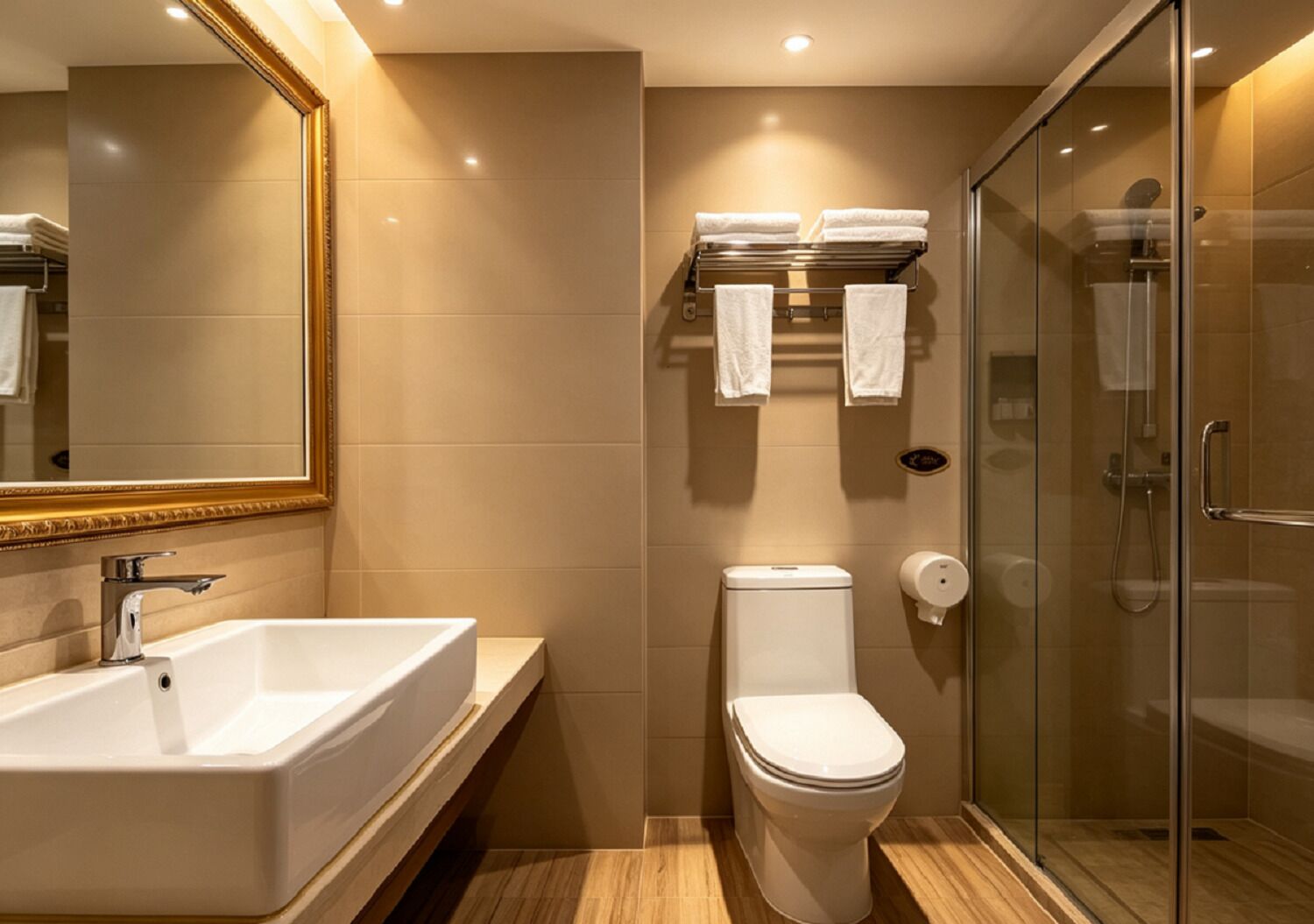 Kamar Single Superior, pemandangan kota | Kamar mandi
