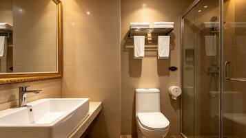 Kamar Single Superior, pemandangan kota | Kamar mandi