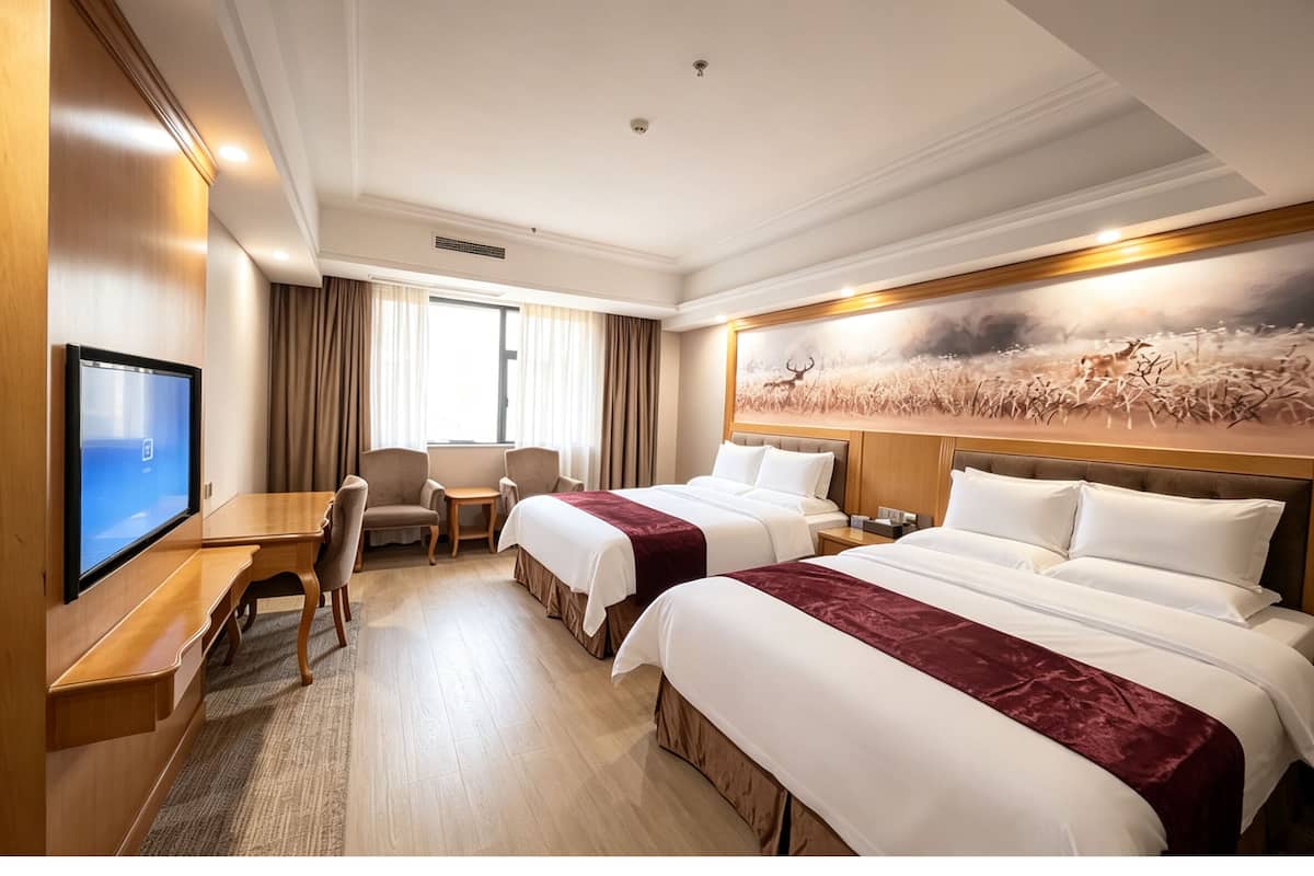 Deluxe-Doppelzimmer, Stadtblick | Kostenloses WLAN