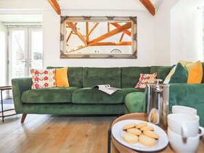 Fernseher, Kamin