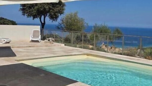 Pool - Lésia Residence: Lisa Apartment - Ocean View (Corbara)