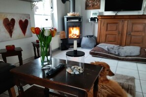 Smart TV, fireplace - Bi Antje van Achterndiek (Neßmersiel)