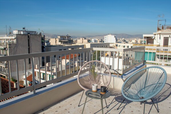 Property grounds - Studio with a view of the Acropolis, close to the metro and tourist attractions (Athina)