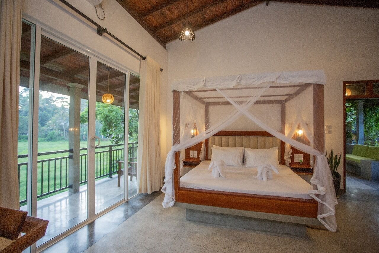 Deluxe Villa, 2 Bedrooms, Garden Area | Pillow-top beds, laptop workspace, iron/ironing board, free WiFi