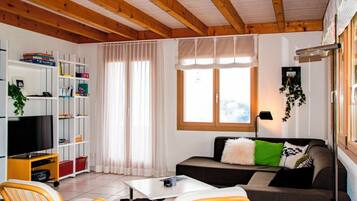 Fernseher, Kamin