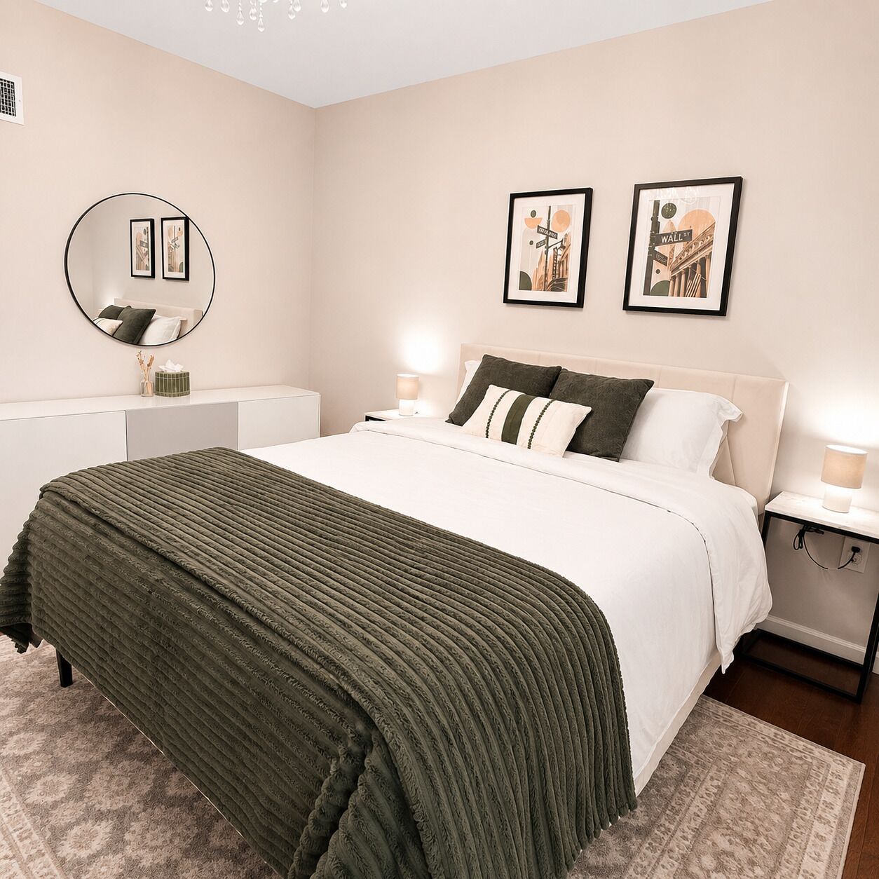 3 bedrooms, iron/ironing board, WiFi, bed sheets