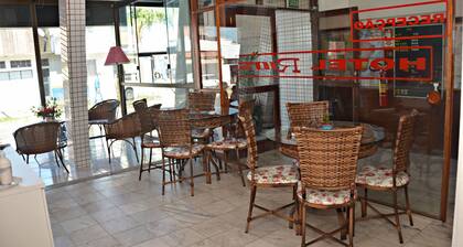Hotel Rios located 500 meters from the international bridge, excellent location.