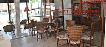 Hotel Rios located 500 meters from the international bridge, excellent location.