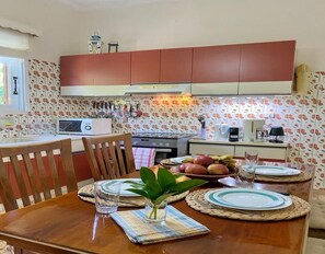 Private kitchen - Peaceful 2-bedroom country house in charming Lagonisi,  600 metrers from the sea (Kalivia Thorikou)