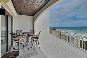 Outdoor dining - Dune Villas #4A | Luxe Villa, Gulf Front + Amenities (30A)