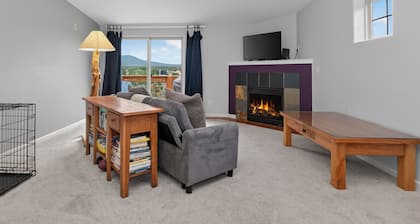 Spacious Pet Friendly 1 bed, private deck, mt views