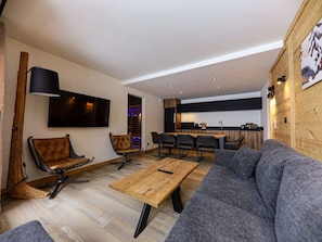 TV - Modern apartment with mountain view - 8 guests (Belle Plagne)