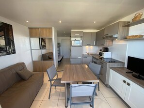 Interior - Studio with panoramic view - 4 guests (Canet-en-Roussillon)