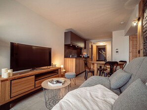 Living area - Modern apartment in the heart of the resort - 6 guests (La Plagne)